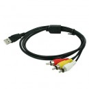 USB To 3RCA Cable,1.5m Cable
