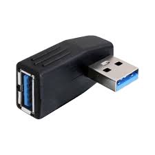 USB3.0 Male-Female Angled 90deg Horizontal