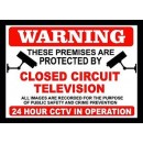 CCTV Warning Sign Board