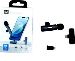 K8 Wireless Microphone Type-C Plug & Play | Live Vlogging