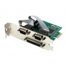 2 Serial 1 Parallel PCI-E Controller Card