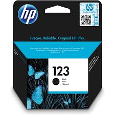 HP 123 Black Printer Ink Cartridge Original