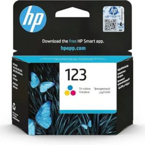 HP 123 Tri-Colour Printer Ink Cartridge Original