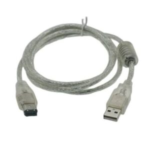 Firewire IEEE 1394 6 Pin Male To USB 2.0 Male Adaptor Convertor Cable 1.5M