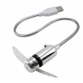 Mini Portable Novelty USB Laptop Fan With Colorful LED Light