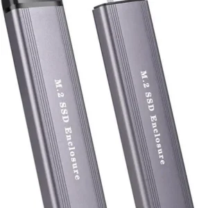 2-in-1 enclosure SSD NVME PCIe M.2 USB and USB-C 3.2
