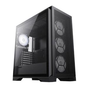 Gaming Case With Glass Panel / RGB Lights And Controller
