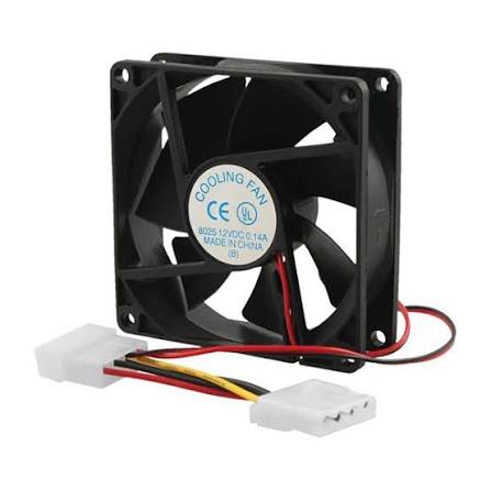 Black Chasis Fan 80mm